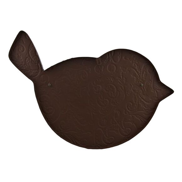 Embossed Bluebird Distressed Finish Metal Chalkboard Wall Hanging - Picture 3 of 3